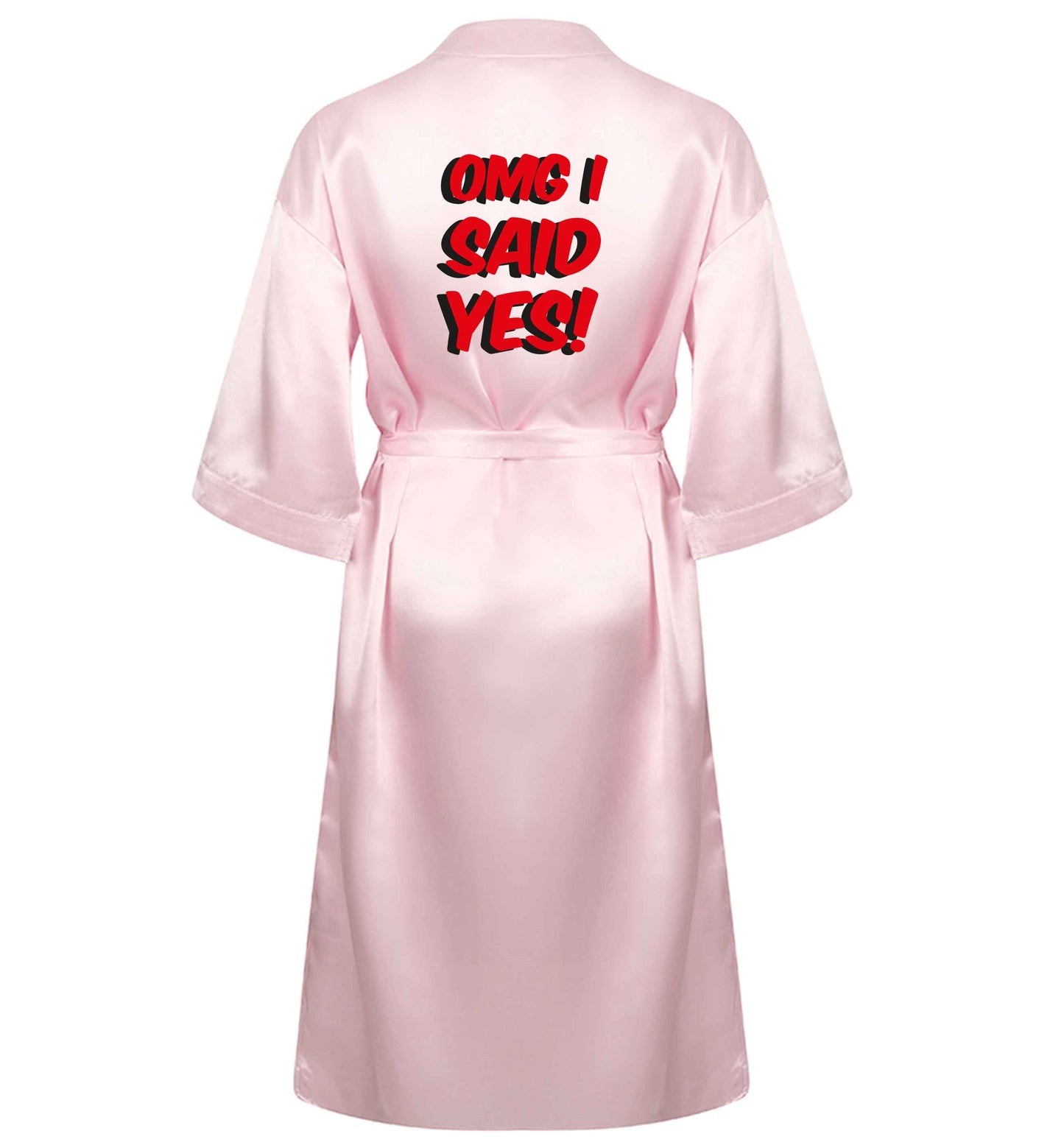 Omg I said yes XL/XXL pink  ladies dressing gown size 16/18