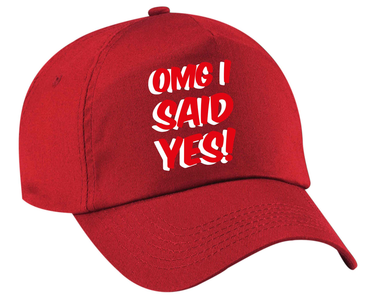 Omg I said yes | Baseball Cap