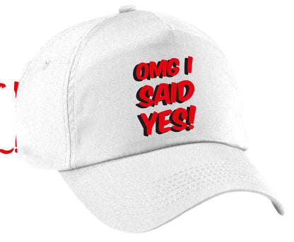 Omg I said yes | Baseball Cap