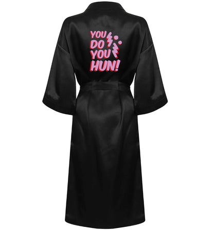You do you hun XL/XXL black ladies dressing  gown size 16/18