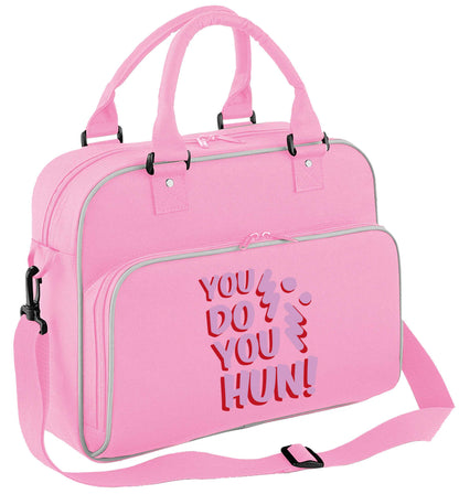 You do you hun children's dance bag baby pink