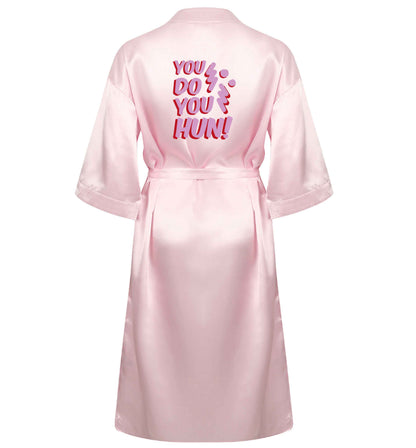 You do you hun XL/XXL pink  ladies dressing gown size 16/18