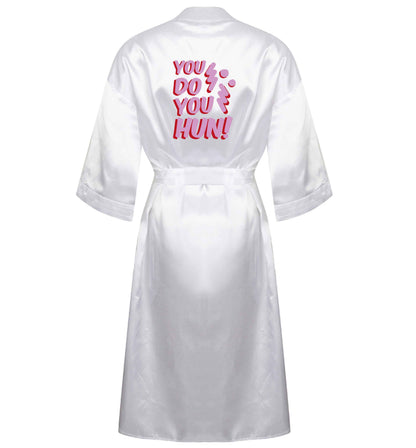 You do you hun XL/XXL white ladies dressing gown size 16/18