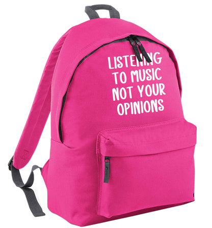 Listening to music not your opinions | Children's backpack