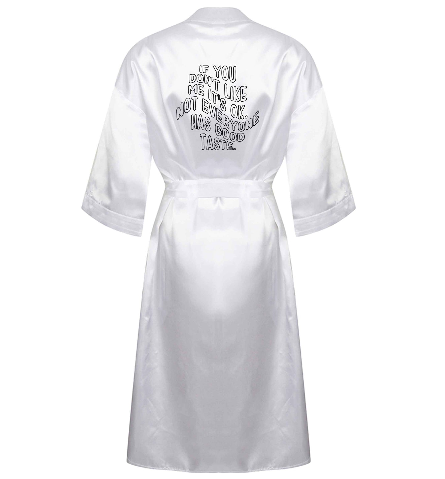If you don't like me it's ok not everyone has good taste XL/XXL white ladies dressing gown size 16/18