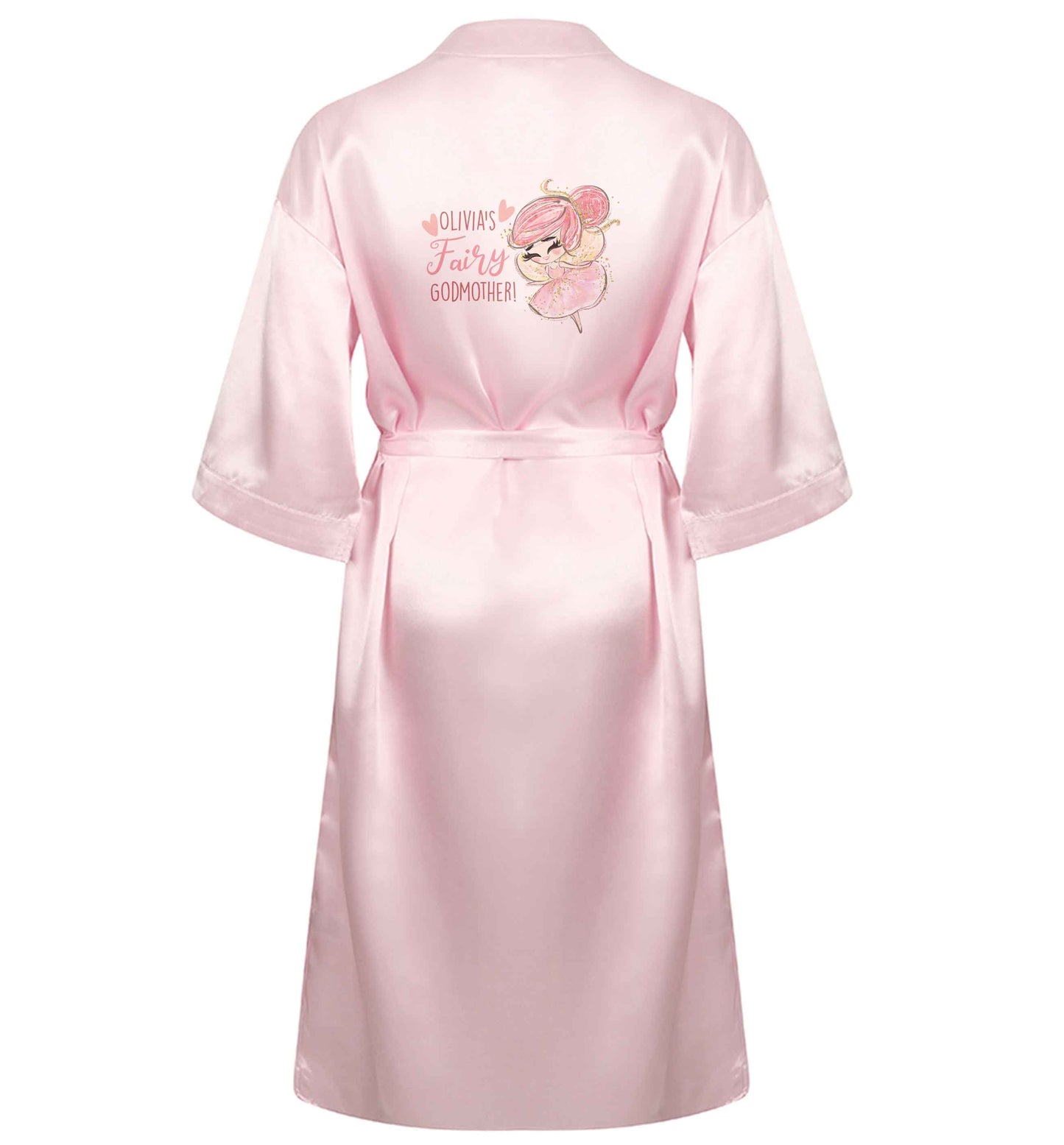 Personalised fairy Godmother - red hair XL/XXL pink  ladies dressing gown size 16/18