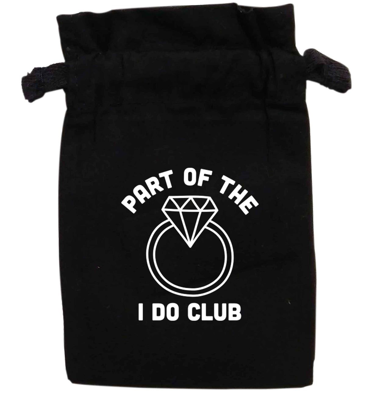 Part of the I do club | XS - L | Pouch / Drawstring bag / Sack | Organic Cotton | Bulk discounts available!