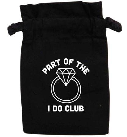 Part of the I do club | XS - L | Pouch / Drawstring bag / Sack | Organic Cotton | Bulk discounts available!