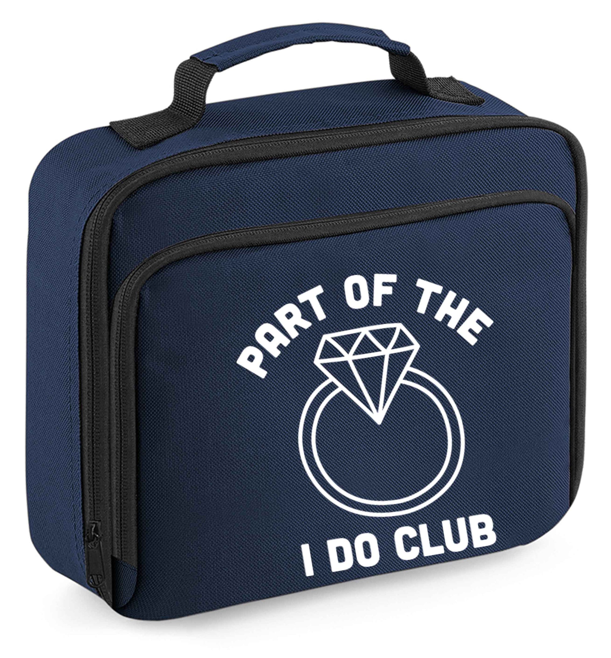 Any tex here insulated navy lunch bag cooler
