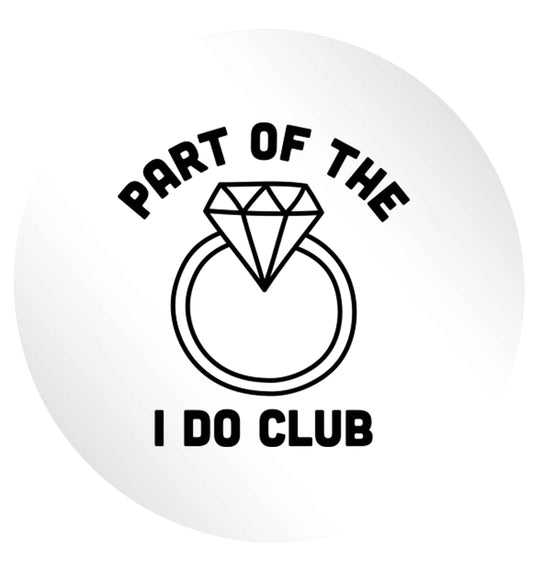 Part of the I do club 24 @ 45mm matt circle stickers