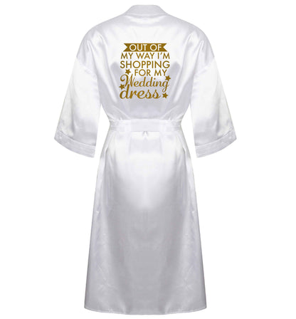 Out of my way I'm shopping for my wedding dress XL/XXL white ladies dressing gown size 16/18