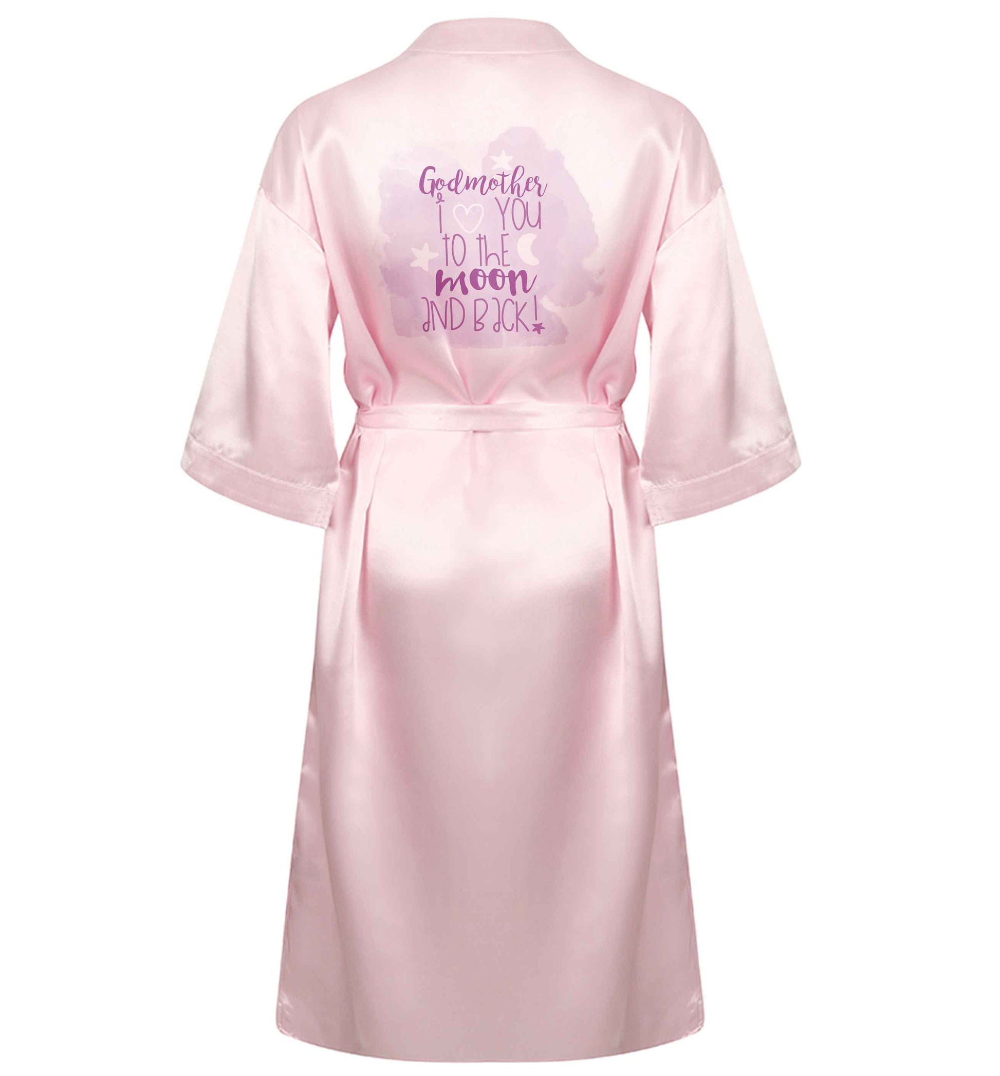 Godmother I love you to the moon and back XL/XXL pink  ladies dressing gown size 16/18