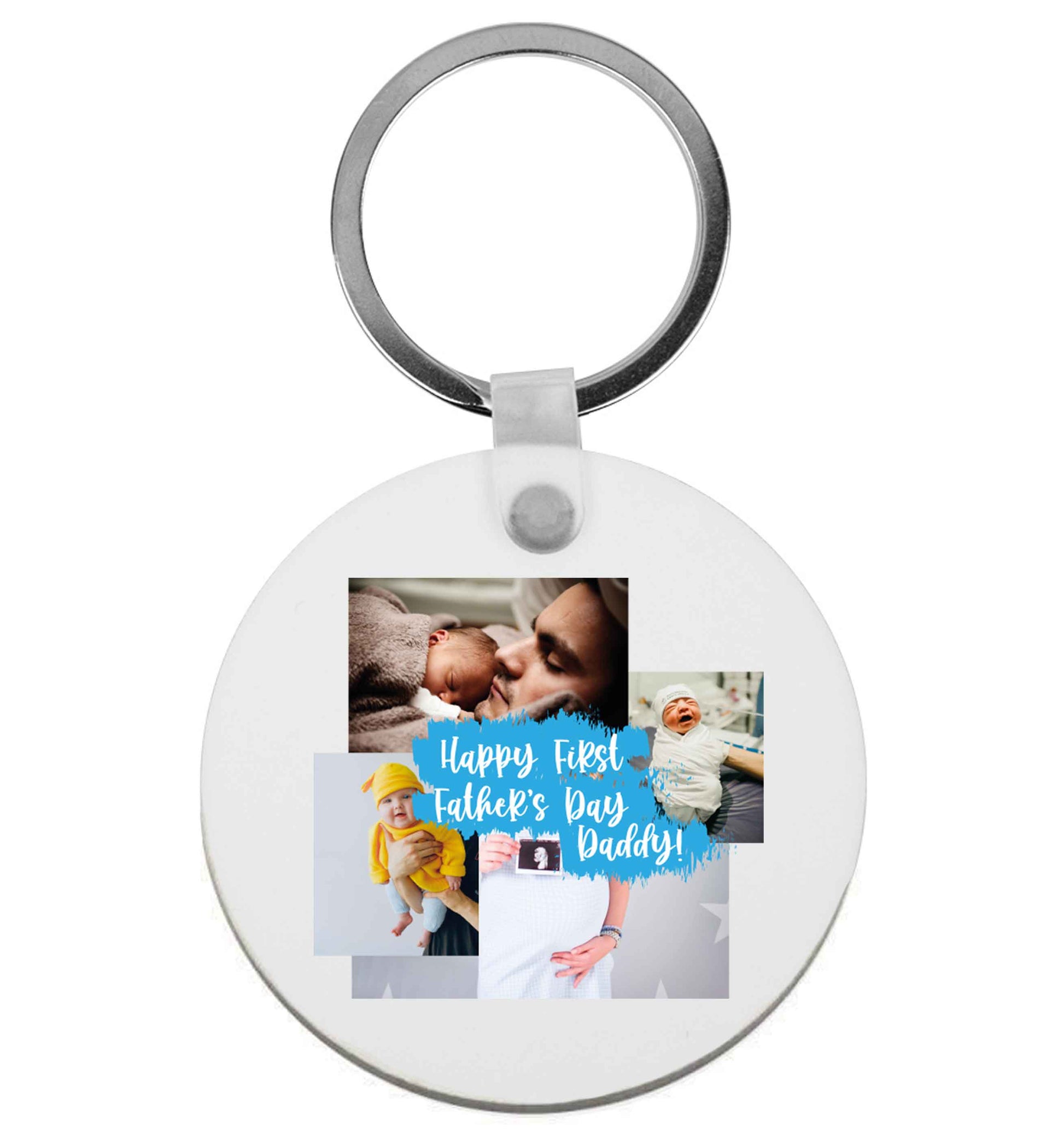 Happy first Father's day photo collage | Keyring