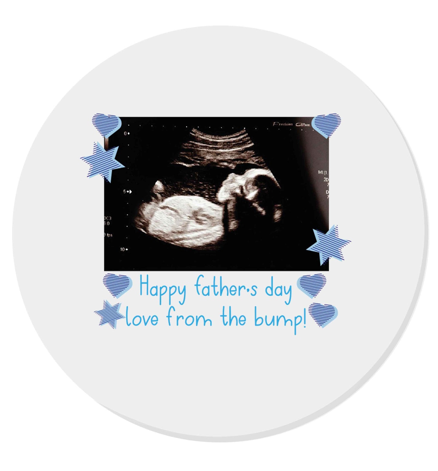 Happy Father's day love from the bump - scan photo | Magnet