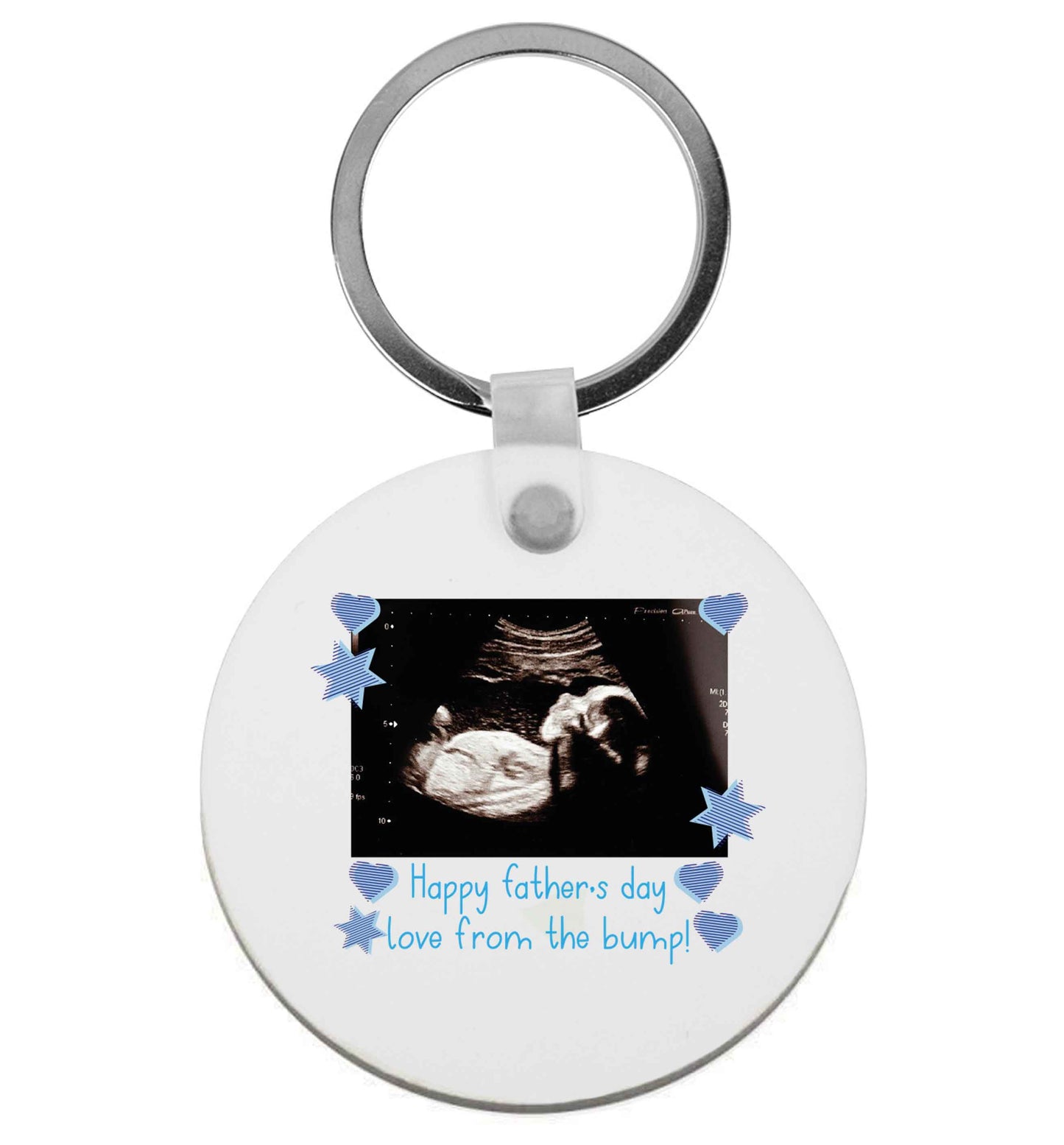 Happy Father's day love from the bump - scan photo | Keyring