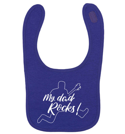 My Dad rocks | baby bib