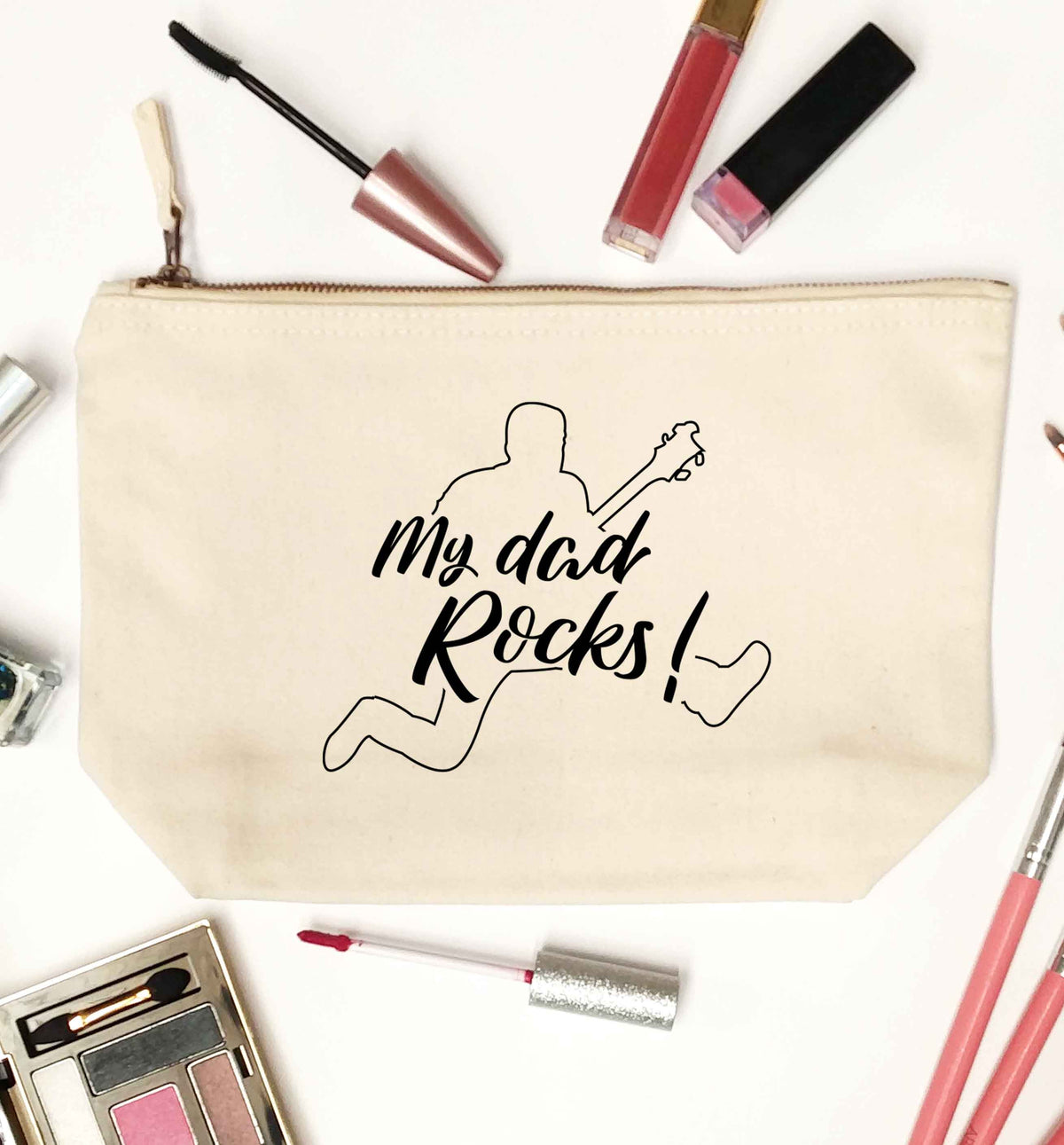 My Dad rocks natural makeup bag