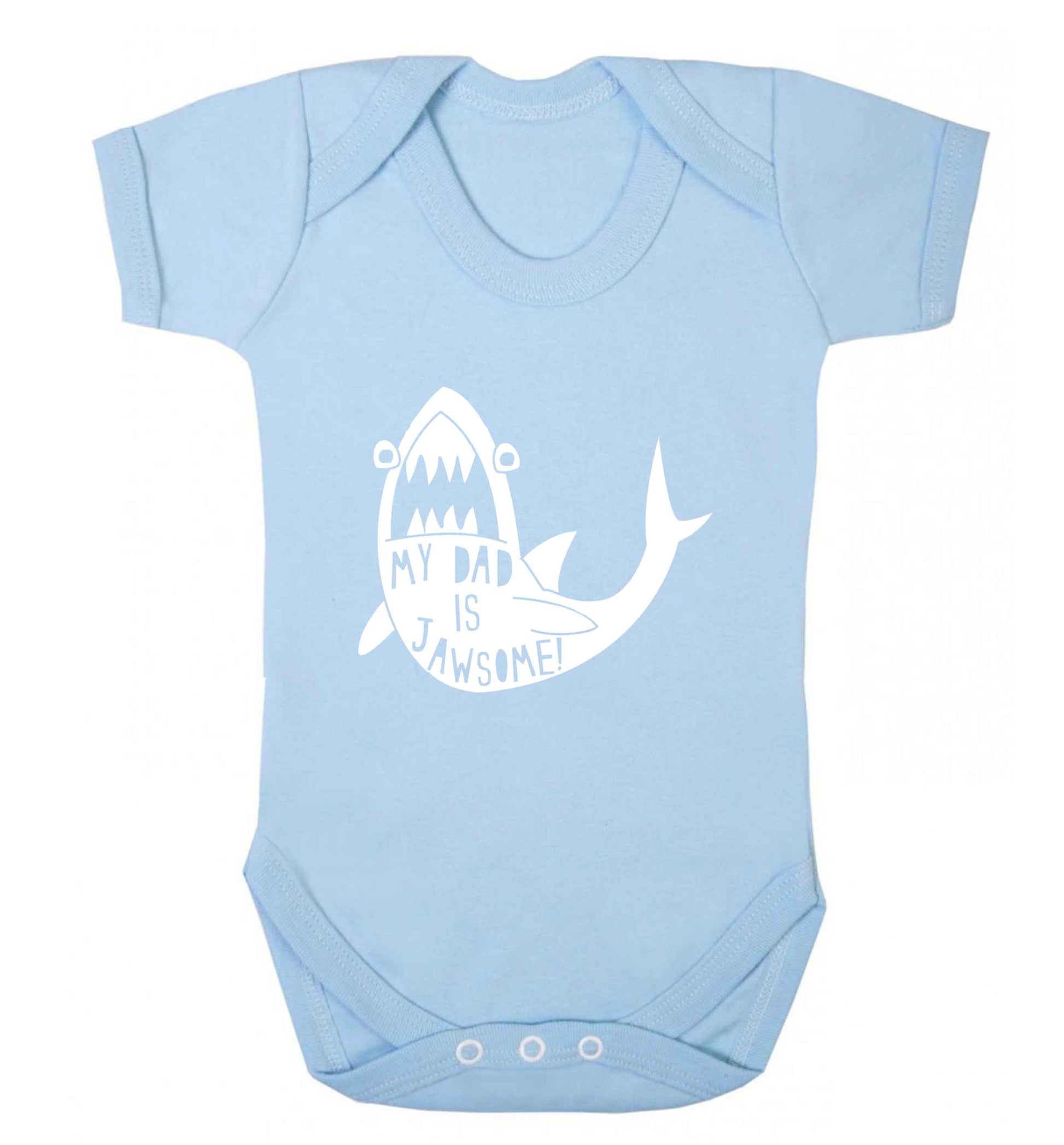My Dad is jawsome baby vest pale blue 18-24 months