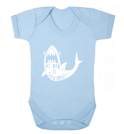 My Dad is jawsome baby vest pale blue 18-24 months