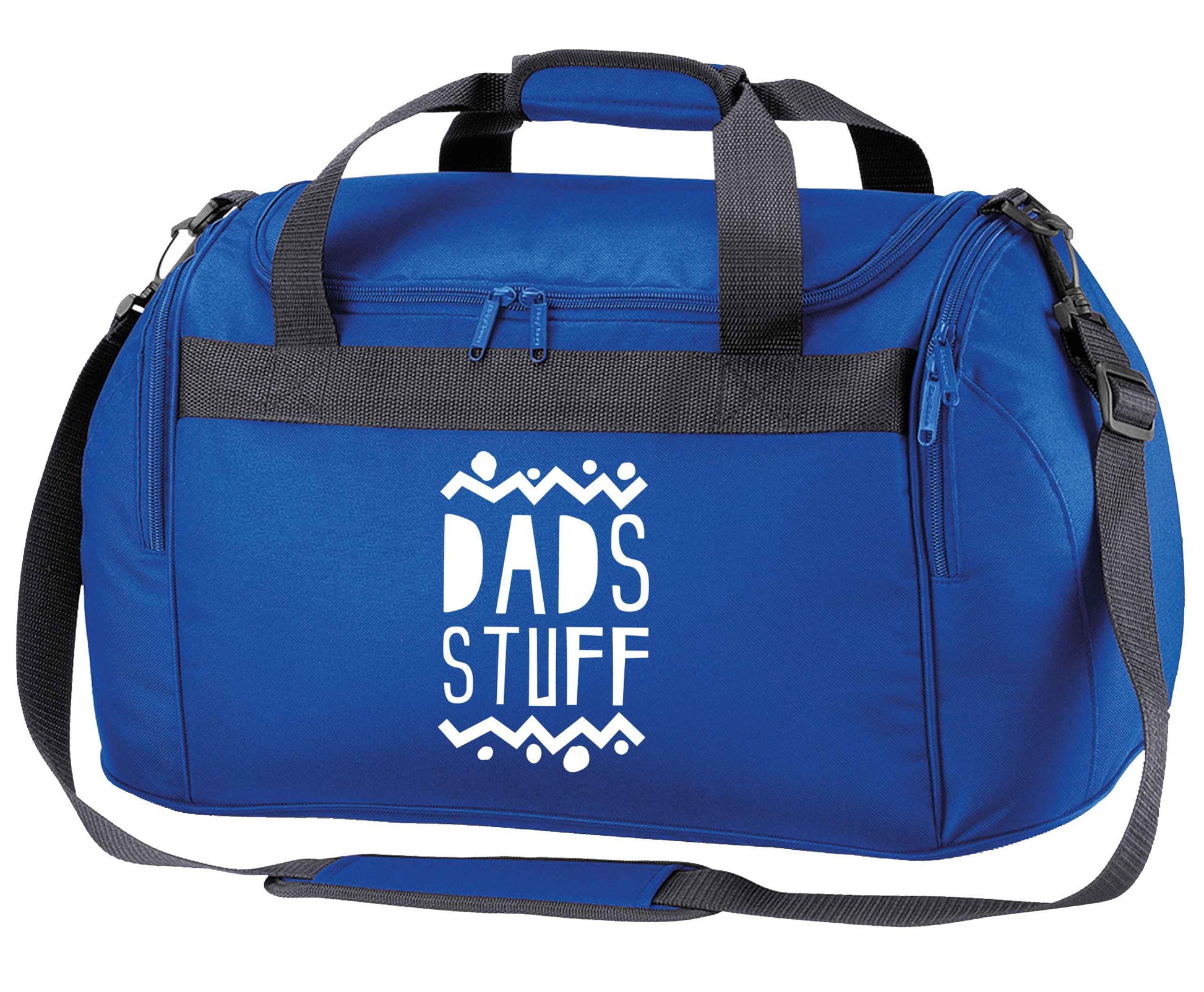 Dads stuff royal blue holdall / duffel bag