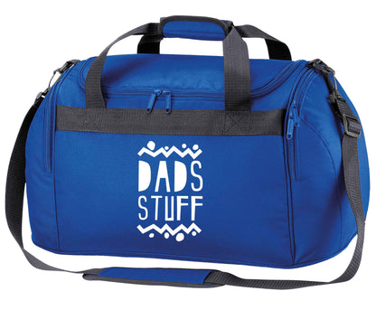 Dads stuff royal blue holdall / duffel bag