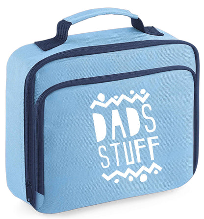 Dads stuff insulated blue lunch bag cooler