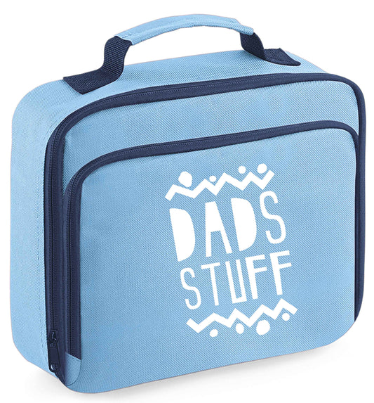 Dads stuff insulated blue lunch bag cooler