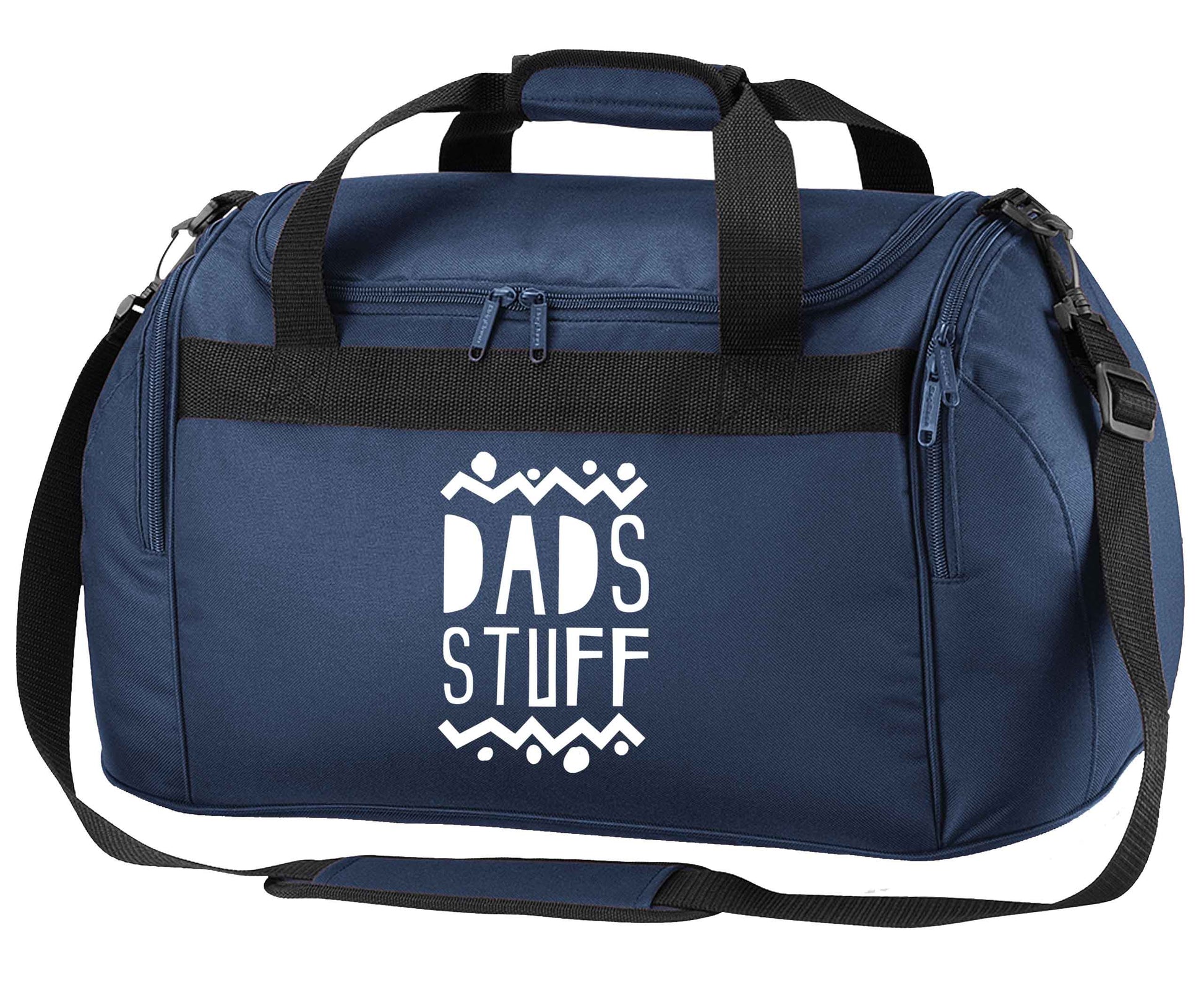 Dads stuff navy holdall / duffel bag