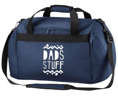 Dads stuff navy holdall / duffel bag