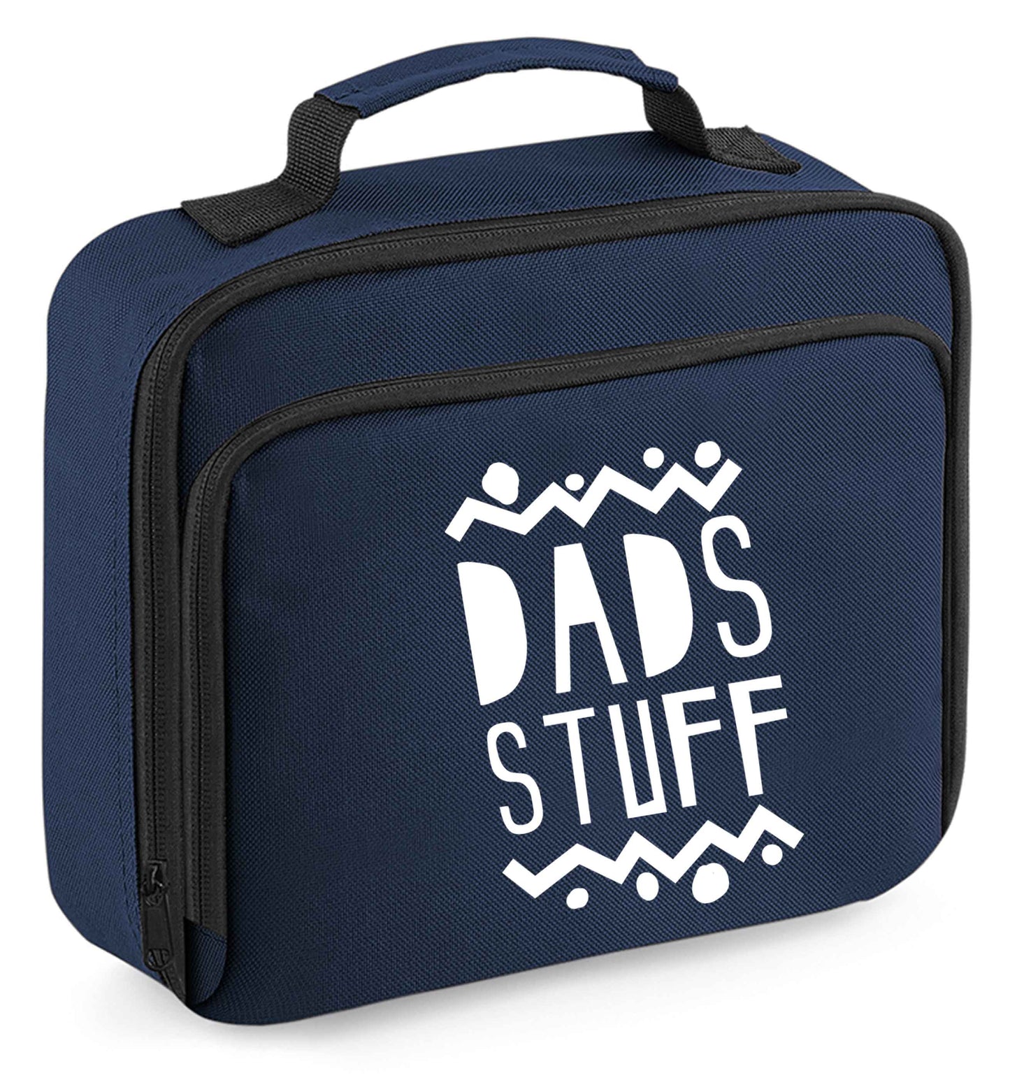 Dads stuff insulated navy lunch bag cooler