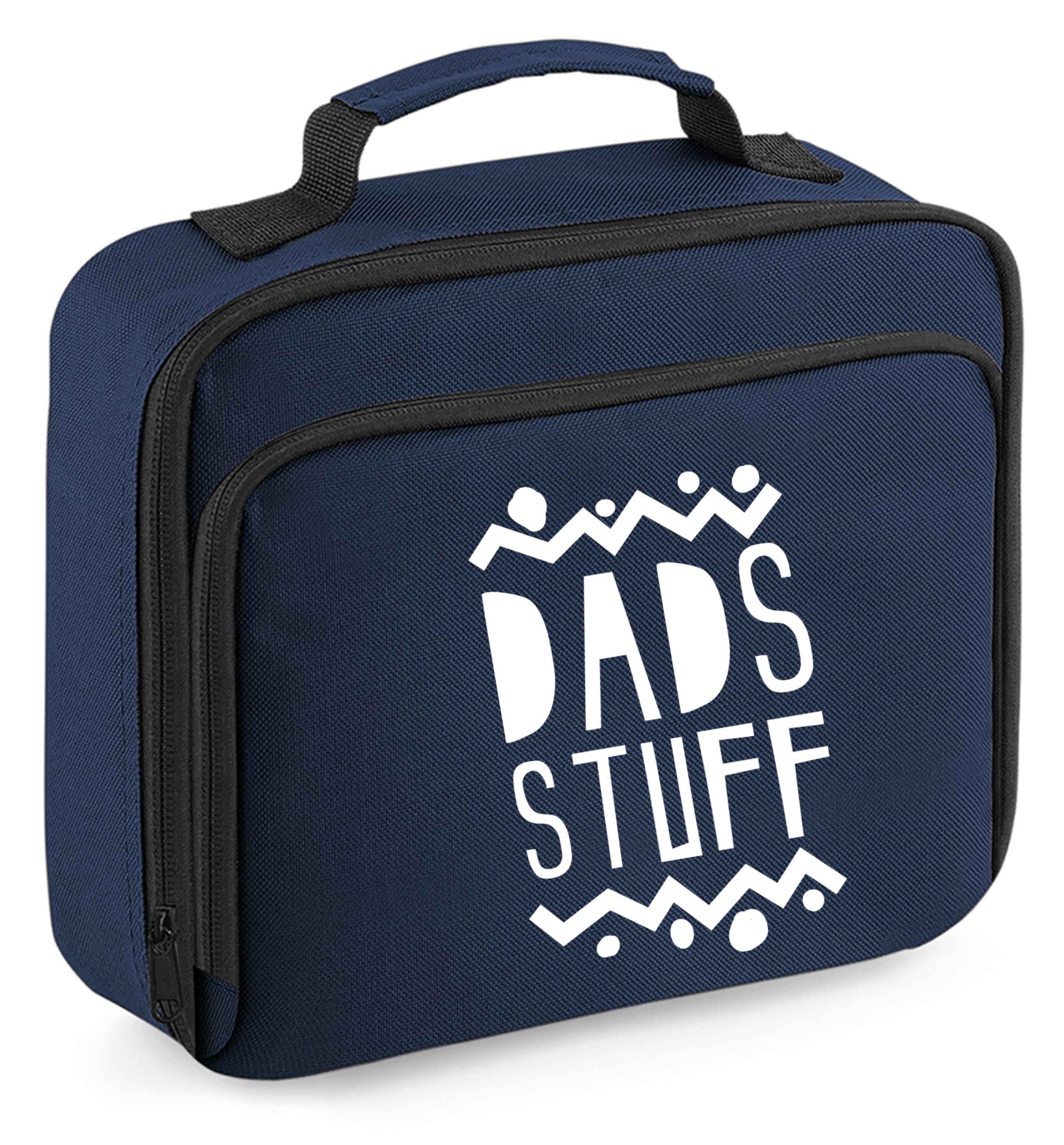 Dads stuff insulated navy lunch bag cooler