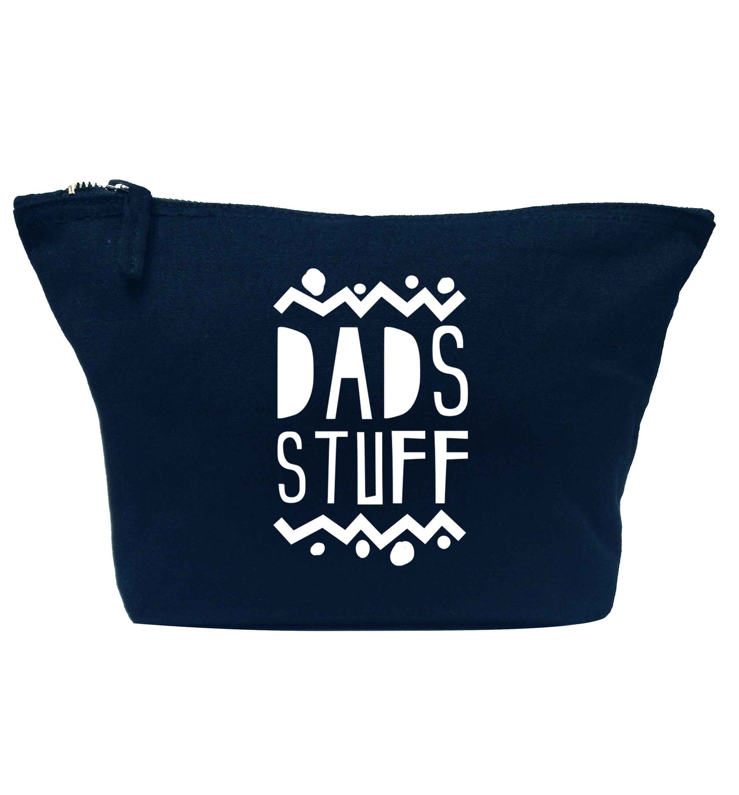 Dads stuff navy makeup bag