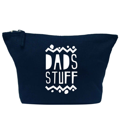 Dads stuff navy makeup bag
