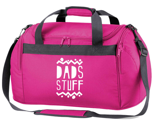 Dads stuff pink holdall / duffel bag