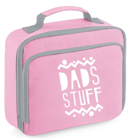 Dads stuff insulated pink lunch bag cooler