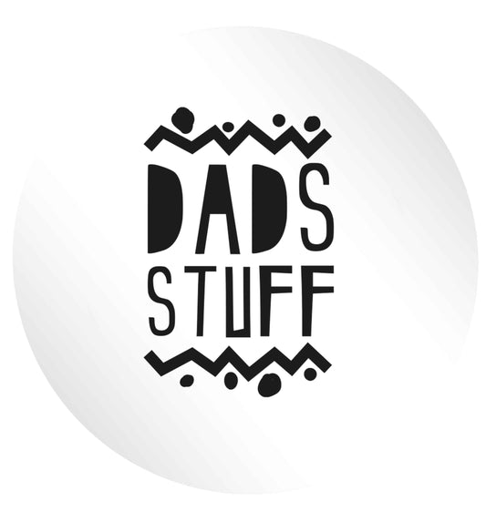 Dads stuff 24 @ 45mm matt circle stickers