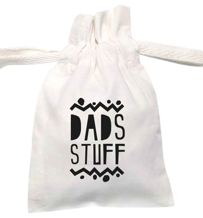 Dads stuff | XS - L | Pouch / Drawstring bag / Sack | Organic Cotton | Bulk discounts available!