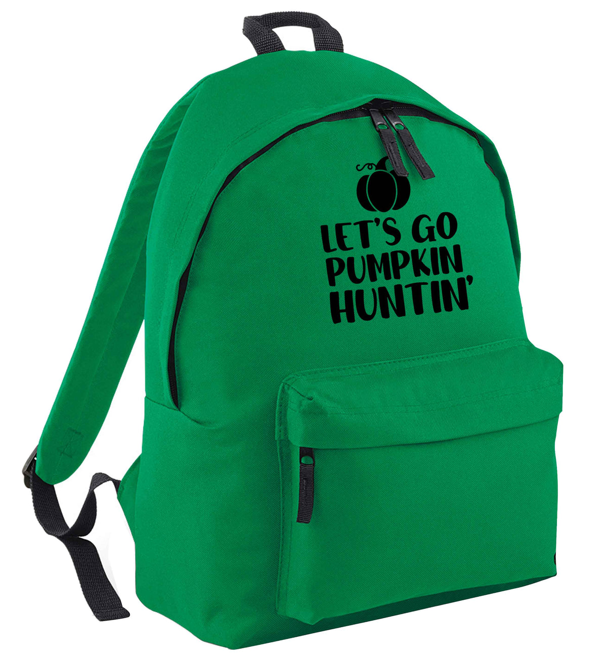 Let's go Pumpkin Huntin'green adults backpack