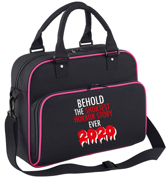 Shortest horror story ever 2020 children's dance bag black with pink detail
