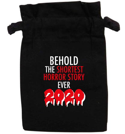 Shortest horror story ever 2020 | XS - L | Pouch / Drawstring bag / Sack | Organic Cotton | Bulk discounts available!