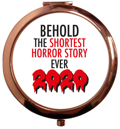 Shortest horror story ever 2020 rose gold circle pocket mirror