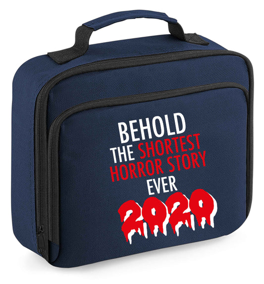 Shortest horror story ever 2020 insulated navy lunch bag cooler