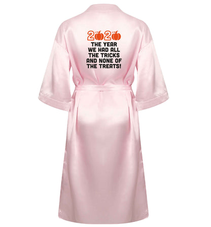 2020 The year we had all of the tricks and none of the treats XL/XXL pink ladies dressing gown size 16/18