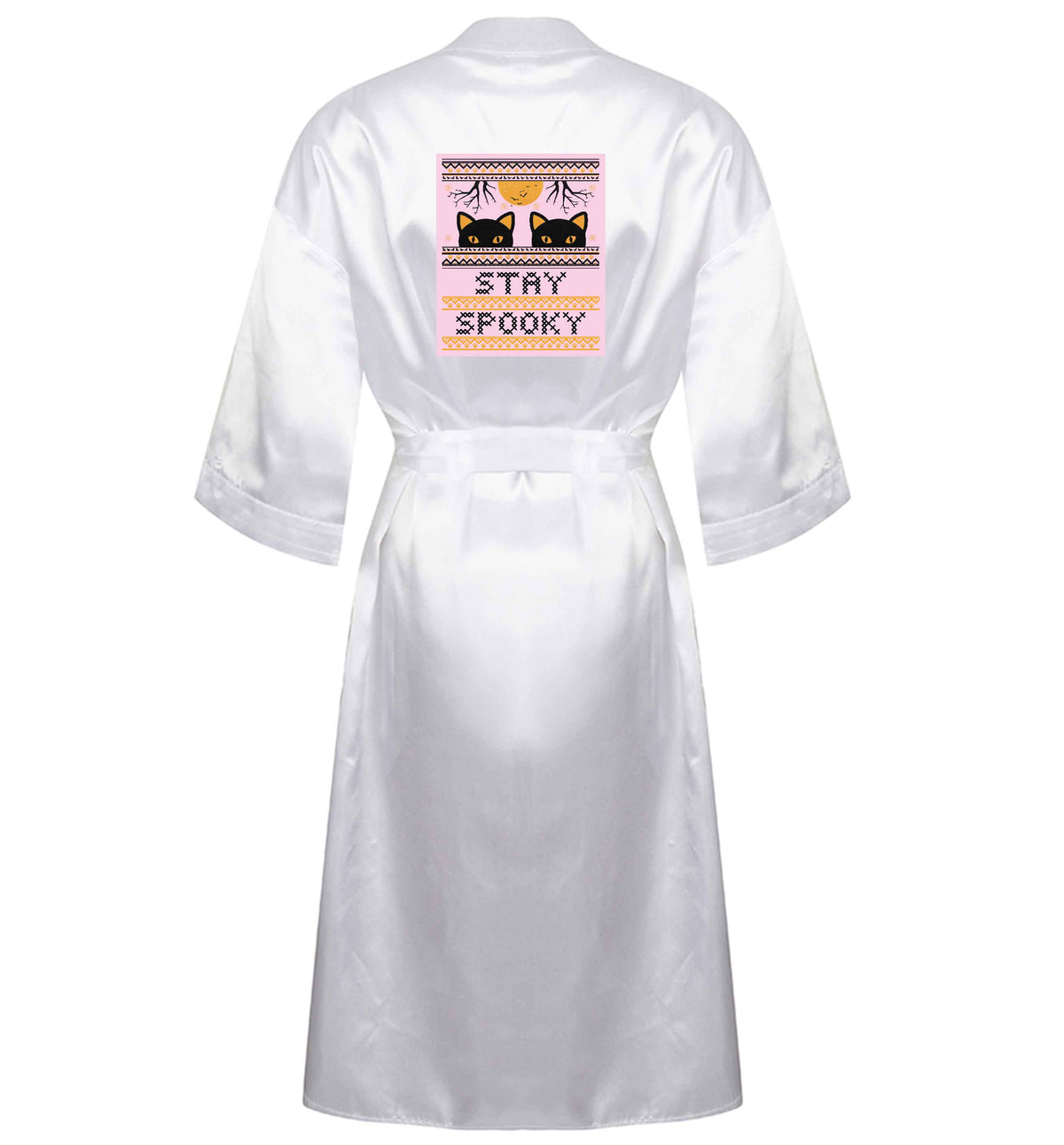 Stay spooky XL/XXL white ladies dressing gown size 16/18