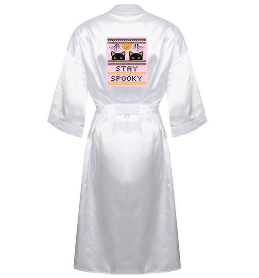Stay spooky XL/XXL white ladies dressing gown size 16/18