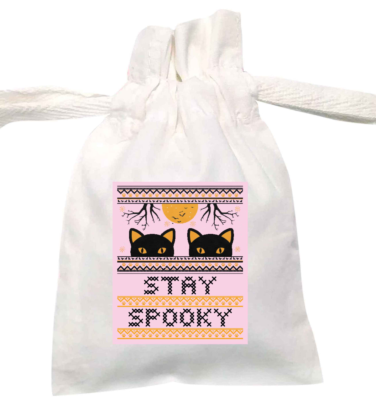 Stay spooky | XS - L | Pouch / Drawstring bag / Sack | Organic Cotton | Bulk discounts available!