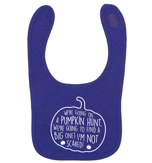 We're going on a pumpkin hunt | baby bib