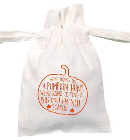 We're going on a pumpkin hunt | XS - L | Pouch / Drawstring bag / Sack | Organic Cotton | Bulk discounts available!