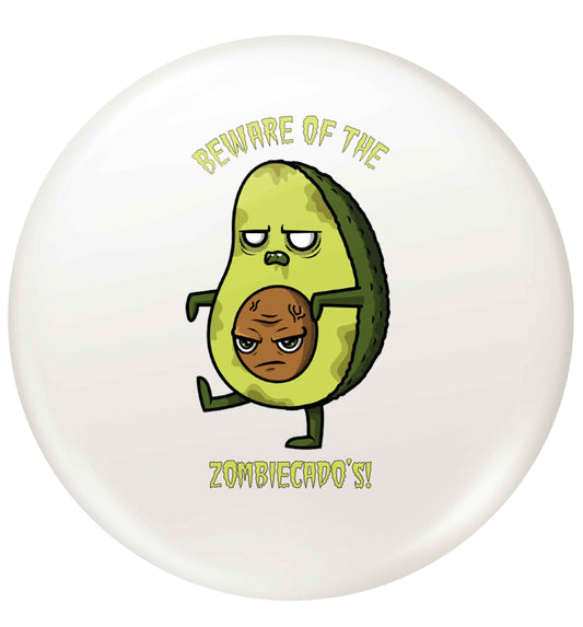 Beware of the zombicado's small 25mm Pin badge