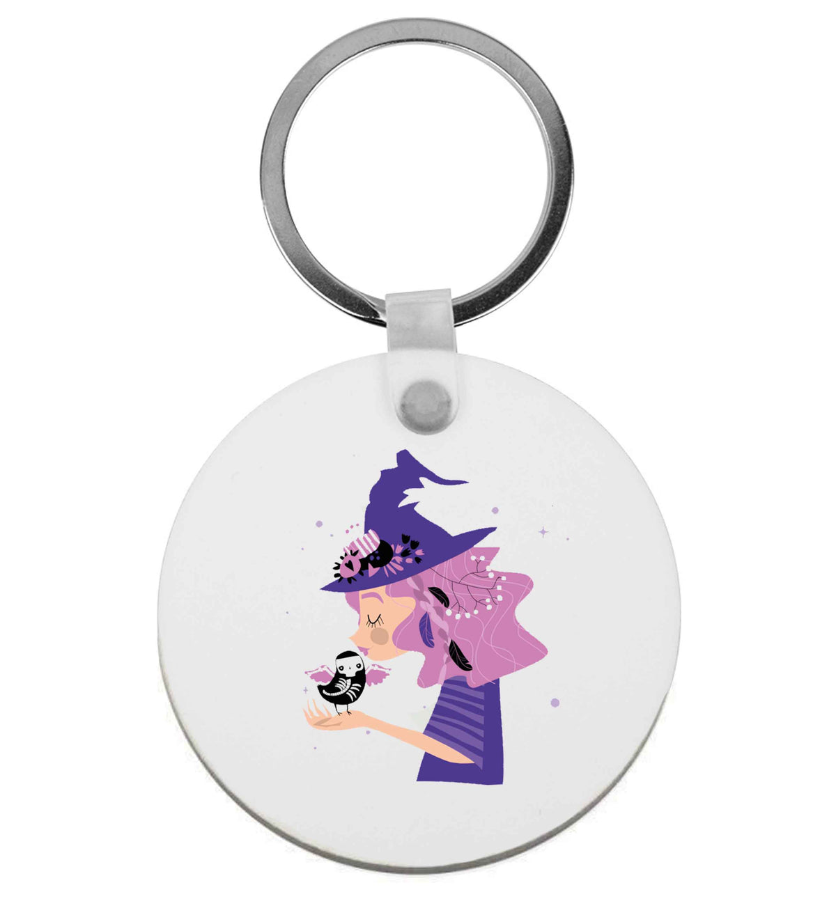 Witch illustration | Keyring